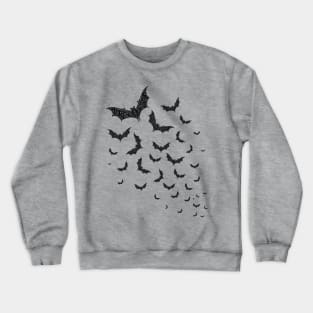 Swirly Bat Swarm Crewneck Sweatshirt